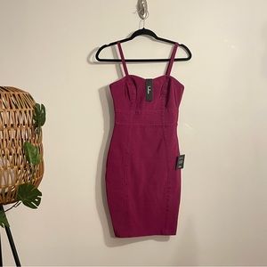 Lulus Feeling Sexy Magenta Bandage Bodycon Dress in Magenta